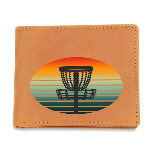 Disc Golf Leather Wallet